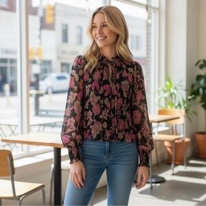 Like New Sanctuary Floral Blouse